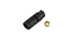 16448 - -8AN Female to 1/2" Tube Adapter Fitting w/ Brass Olive Insert