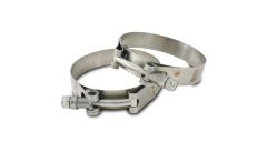 2792 - Stainless Steel T-Bolt Clamps (Pack of 2) - Clamp Range: 2.53"-2.75"